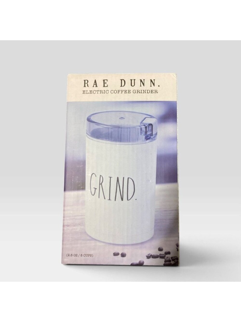 Rae Dunn GRIND Electric Coffee Grinder 150W Stainless Steel Blades 3oz New NIB